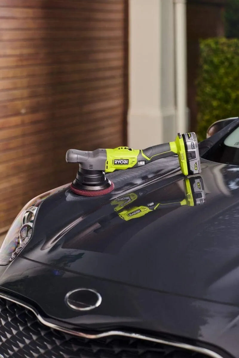 RYOBI 18 V ONE+ Cordless Eccentric Polisher With 125 mm Polishing Plate - R18P-0