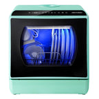 AIRMSEN Portable Countertop Dishwasher With 5L Built-In Water Tank And 5 Washing Programs - AE-TDQR03
