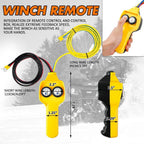 X-BULL 12V Electric Winch, 2500LBS/1134KGS Steel Cable, Wireless