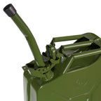 Green Steel Jerry Fuel Can - 20L (5-Gallons)