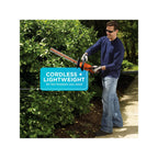 BLACK+DECKER 20V MAX Cordless Lithium 22 in Hedge Trimmer - LHT2220