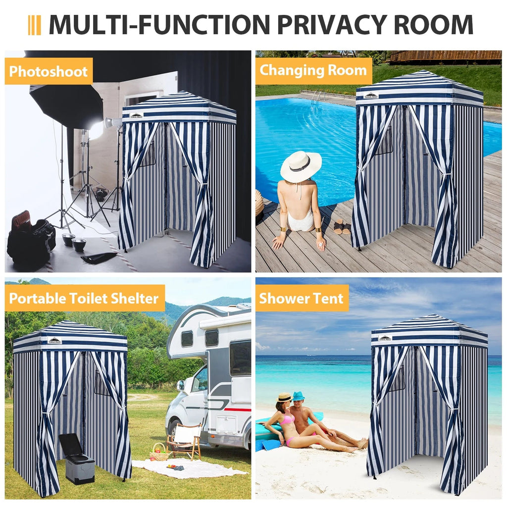 EAGLE PEAK Ultra Compact 4 ft x 4 ft Pop-Up Changing Room Canopy - Flex