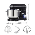 Aucma Stand Mixer 6.5-QT 660W 6-Speed Tilt-Head Food Mixer - Red