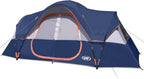 unp 10-Person Camping Tent, 18ft x 9ft x 78in, 2 Rooms, 5 Mesh Windows