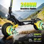 Off Road Electric Scooter For Adults, 1200W, 11 in Tires, 330 lb Load - GT06