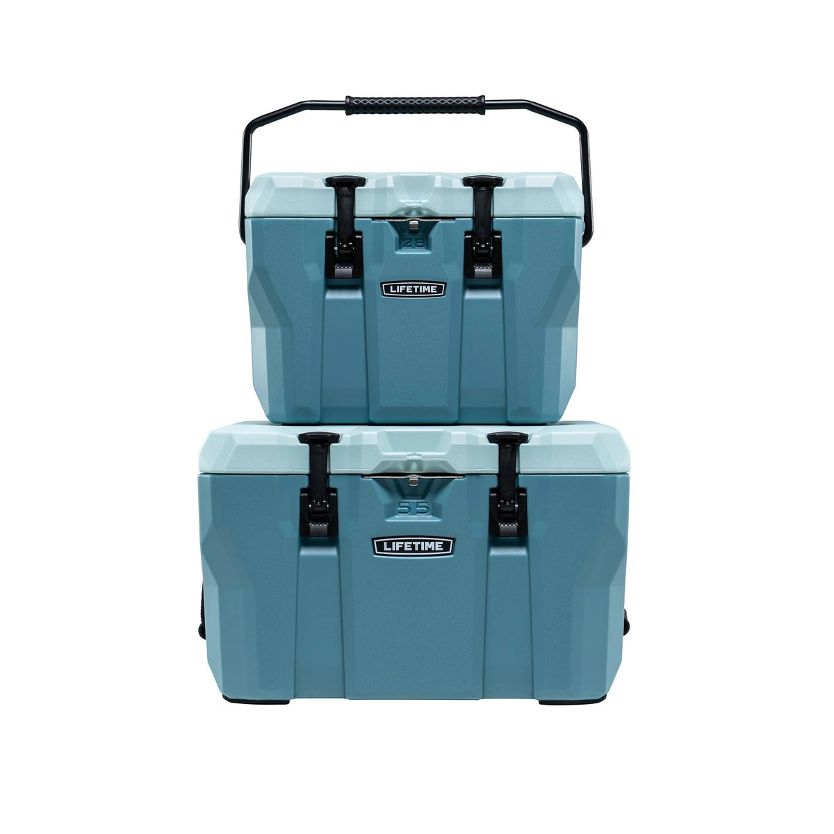 Lifetime Bear-Resistant High Performance Camping Cooler, 28 qt, 20 Can Capacity, Boulder Gray - 91289