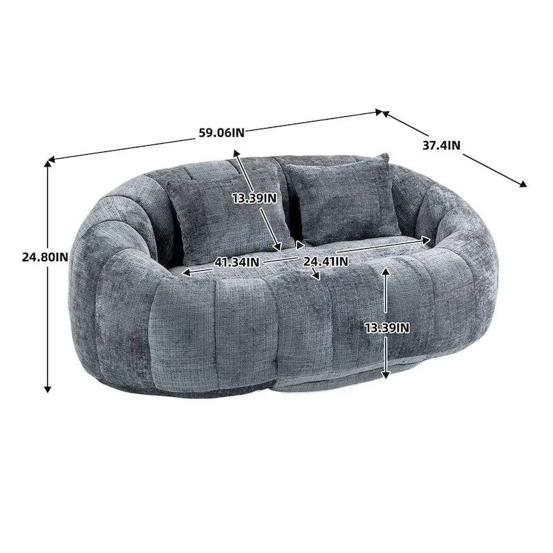 Adult Bean Bag Chair - 43 L x 35 W x 31 H