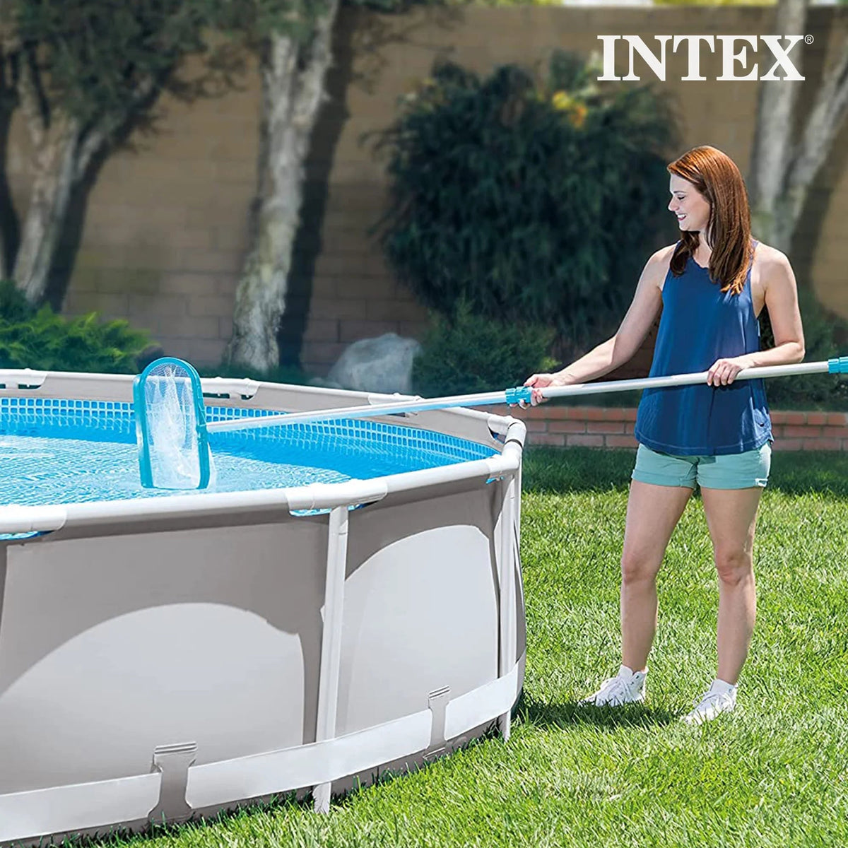 INTEX Easy Set Inflatable Round Pool, 15 ft x 48 in - Filter Pump And Accessories