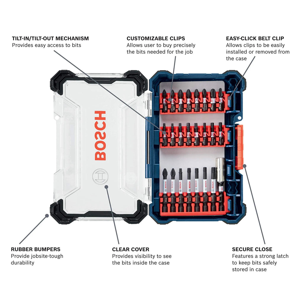 BOSCH 12V Max Cordless Drill/Driver And Impact Driver Combo Kit With 2 Batteries, Charger And Case - CLPK22-120