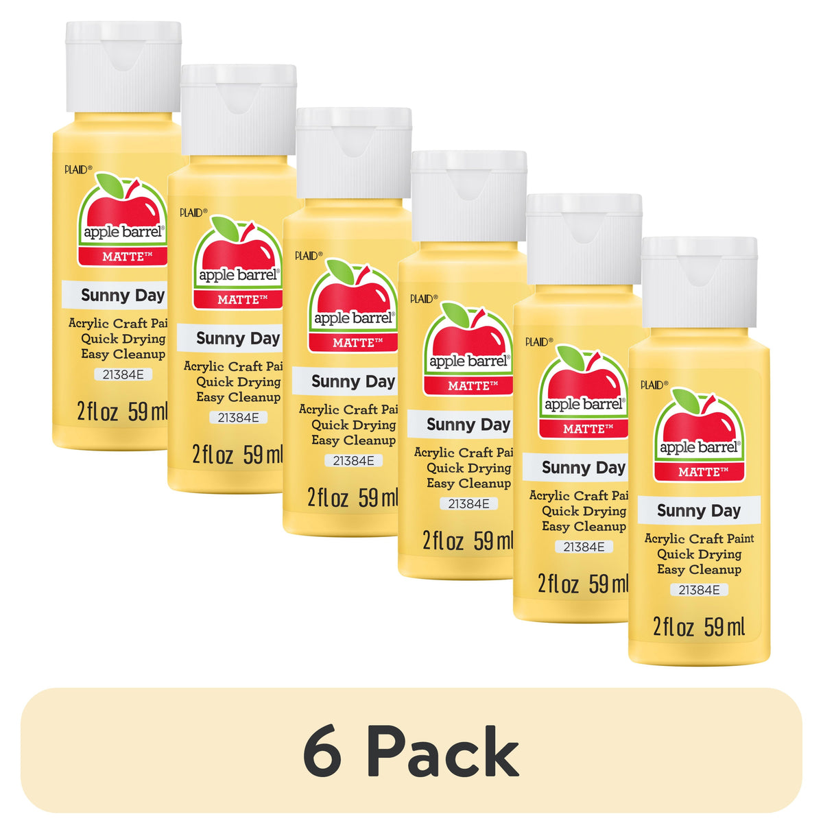 Apple Barrel Acrylic Craft Paint, Matte Finish, 2 fl oz