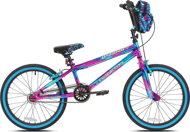 Genesis 20 Illusion Girls Bike - Blue And Purple