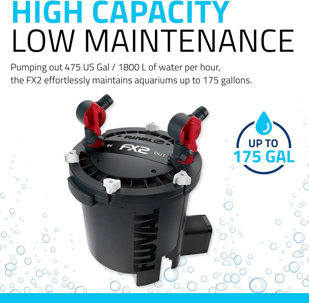 Fluval Canister Filter for Aquariums Up To 400 Gal - FX6 A219