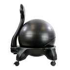 Cando Inflatable Ergonomic Exercise Ball Chair With Air Pump - 20 Inch