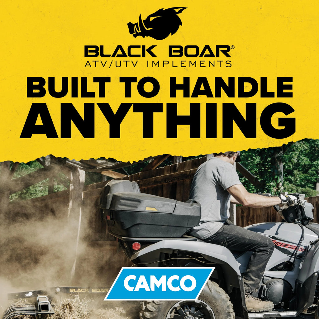 Black Boar Camco ATV/UTV Rear Storage Box And Lounger, 7 Cubic Feet - 20 x 12 x 16 inch