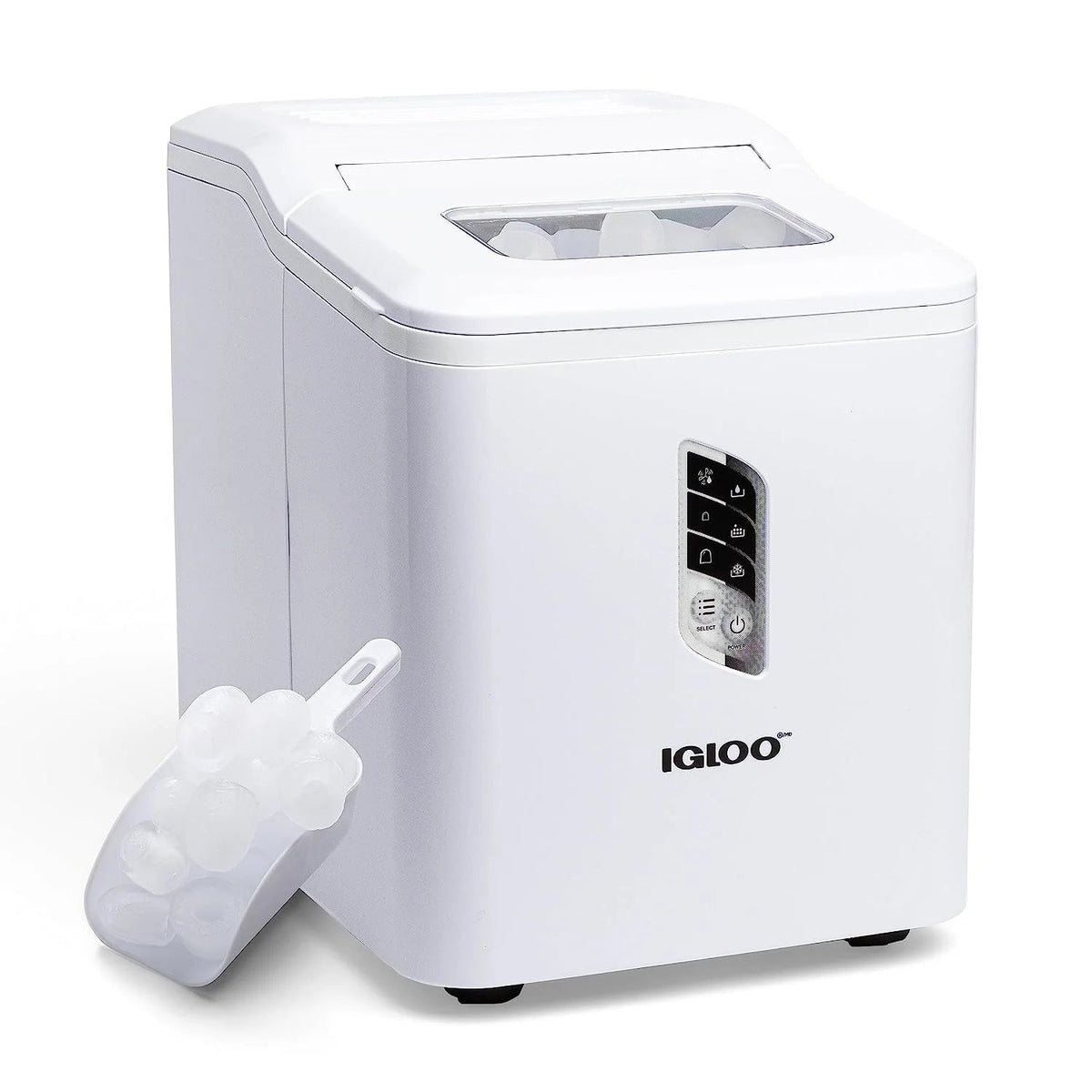Igloo Self-Cleaning Countertop Ice Maker, 1.5 qt, 26 lbs/24 Hours, Aqua