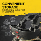 Black Boar Camco ATV/UTV Rear Storage Box And Lounger, 7 Cubic Feet - 20 x 12 x 16 inch