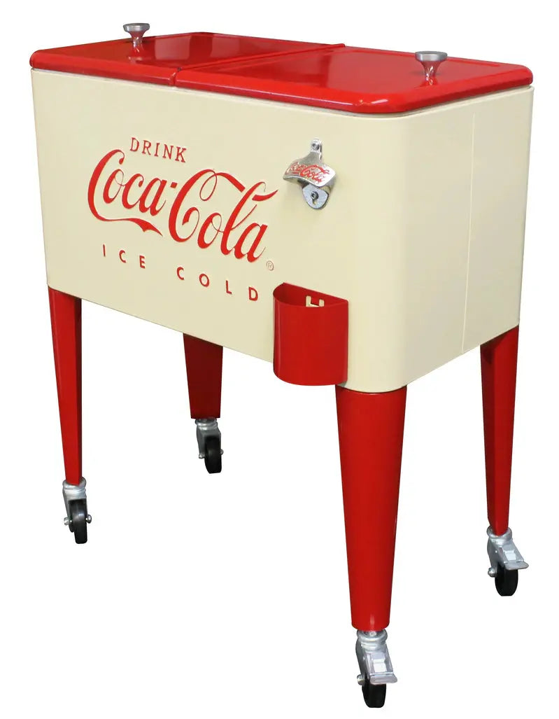 Leigh Country Coca-Cola Metal Outdoor Patio Cooler, 60 Qt - CP 98111