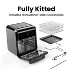 Chefman Digital Air Fryer With Rotisserie, 10 Qt, 17 Presets - CRJ38-10-RDO-V2