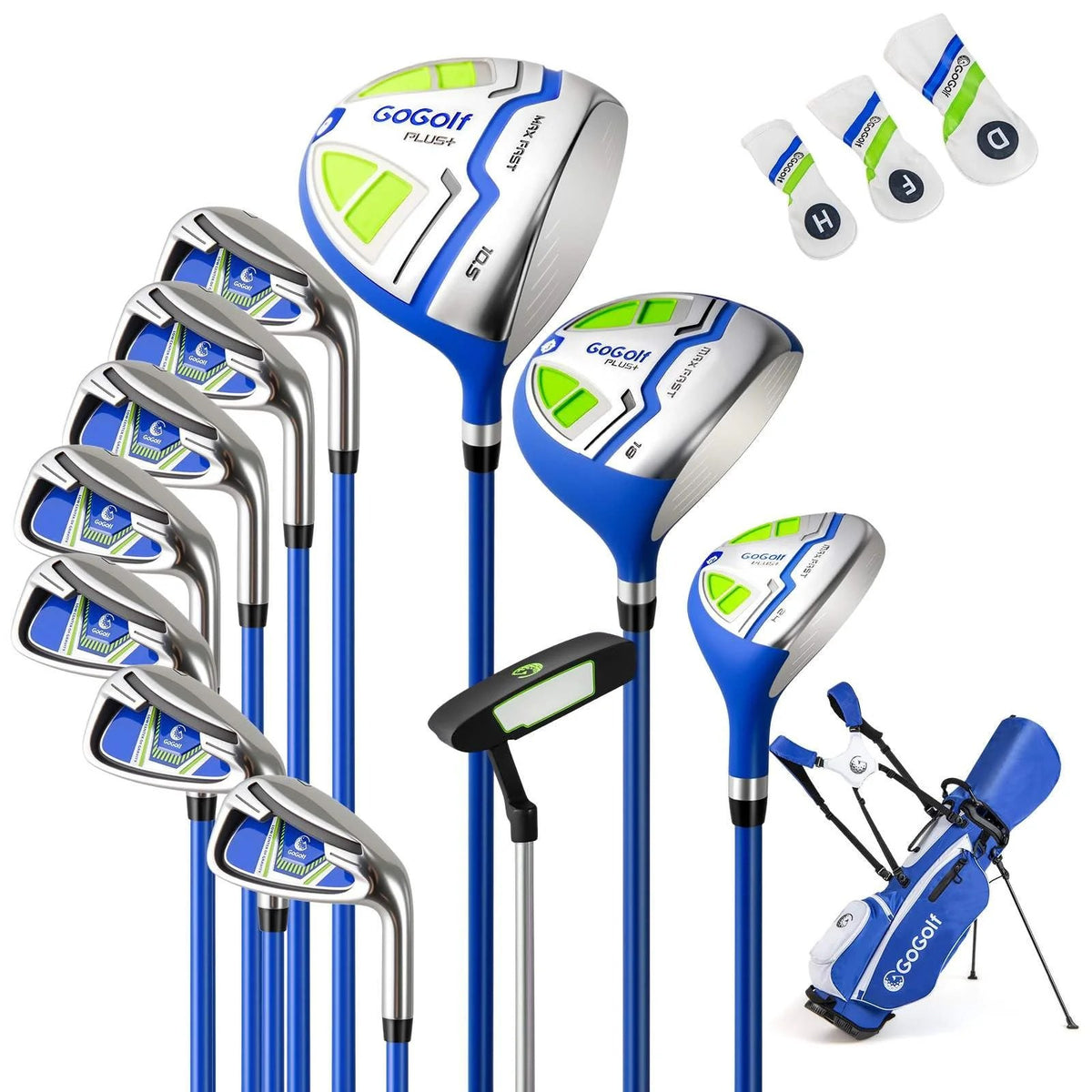 Men's Complete Golf Club Set With Stand Bag