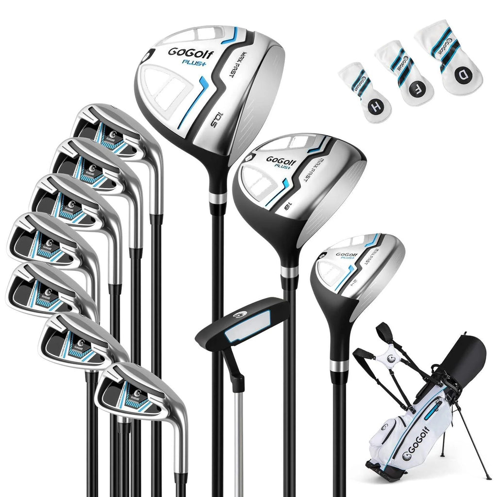 Men's Complete Golf Club Set With Stand Bag