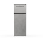 Frigidaire 21 in 7.5 Cu. Ft. Retro Top-Freezer Refrigerator, Standard Door Style, Stainless Look