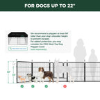 32 Inch Dog Playpen for Small Dogs
