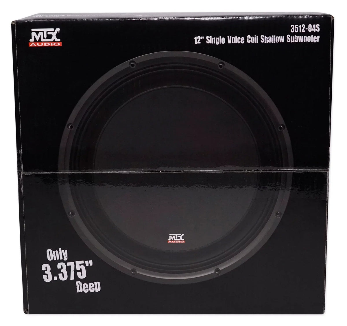 MTX Dual 12 in Subwoofers With Sub Box Enclosure Fits 2022-2023 Toyota Tundra Crew Max