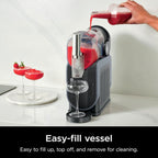 SLUSHi 88 Oz. Frozen Drink And Slushie Machine, Black - FS301