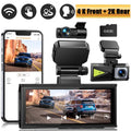 TOGUARD Front And Rear Dash Cam 4K+2K, 3.16-Inch Touch Screen, 64GB Memory Card - DC15