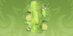 Lime Slush Energy Drink, 12 Pack Of 12fl Oz Cans, Sugar Free, Low Calories, 200mg Caffeine