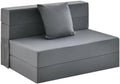 ASDRFYU 6 Inch Tri-Fold Folding Sofa Bed With Pillow