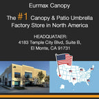 Eurmax USA NOMATTER 10x10ft Pop Up Canopy Tent With 1 Removable Sidewall And 4 Sand Bags