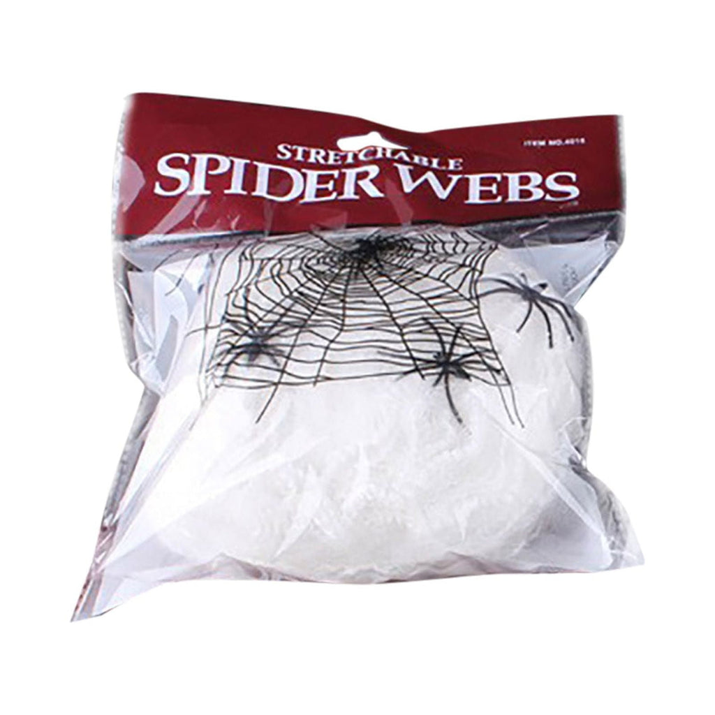 Darzheoy Spider Webs Halloween Decorations, Super Stretch Cobwebs for Halloween Indoor and Outdoor Party Supplies Halloween Decoration Venue Layout