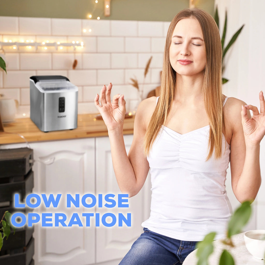 Igloo Self-Cleaning Countertop Ice Maker, 1.5 qt, 26 lbs/24 Hours, Aqua