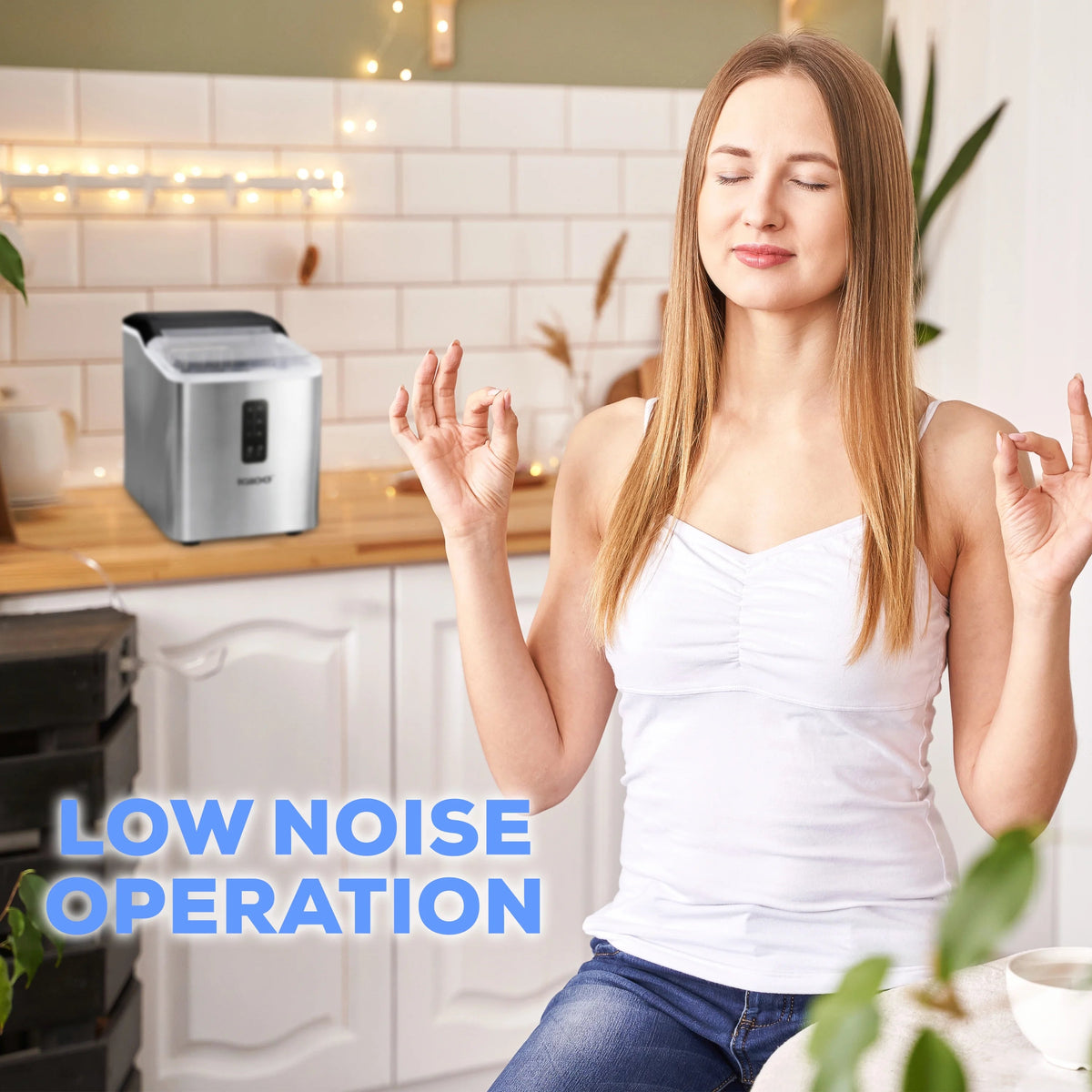 Igloo Self-Cleaning Countertop Ice Maker, 1.5 qt, 26 lbs/24 Hours, Aqua