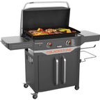 Blackstone ProSeries 2 Burner 28 inch Outdoor Cabinet Griddle With Hood