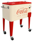 Leigh Country Coca-Cola Metal Outdoor Patio Cooler, 60 Qt - CP 98111