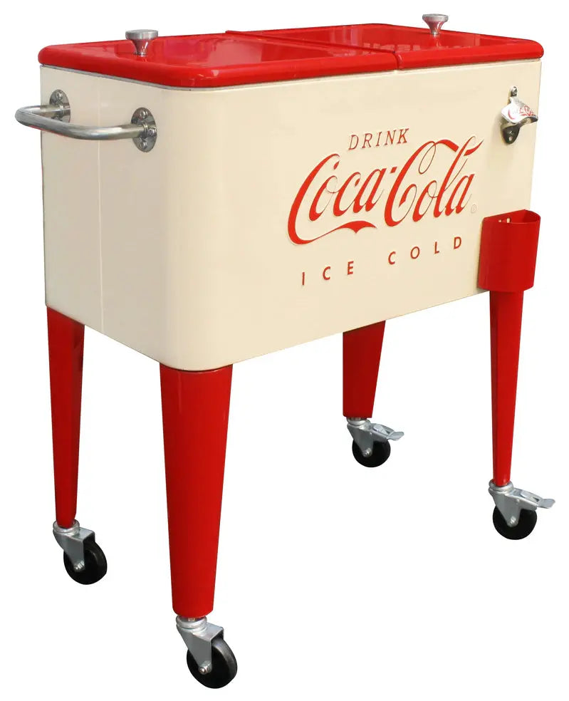 Leigh Country Coca-Cola Metal Outdoor Patio Cooler, 60 Qt - CP 98111