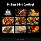 Pit Boss Pro Series 850 Sq in Hammertone Pellet Grill With Smart Compatibility - PB850PS2 10575