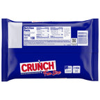 CRUNCH Fun Size Candy Bars, Chocolate Halloween Candy Bulk, 10 oz Bag
