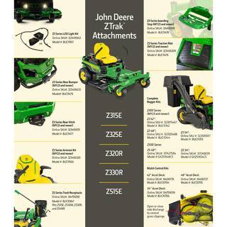 John Deere Zero-Turn Riding Mower, 42 in 21.5 HP V-Twin Accel Deep Deck - Z320R
