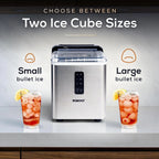Igloo Self-Cleaning Countertop Ice Maker, 1.5 qt, 26 lbs/24 Hours, Aqua