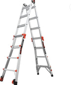 Little Giant 17 Ft Aluminum Multi-Position Ladder, 300 Pounds, Type IA - With Levelers