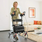 Heavy Duty Standing Upright Rollator Senior Walker