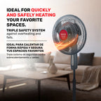 Taurus Tropicano 2-in-1 Fan And Space Heater - Tropicano