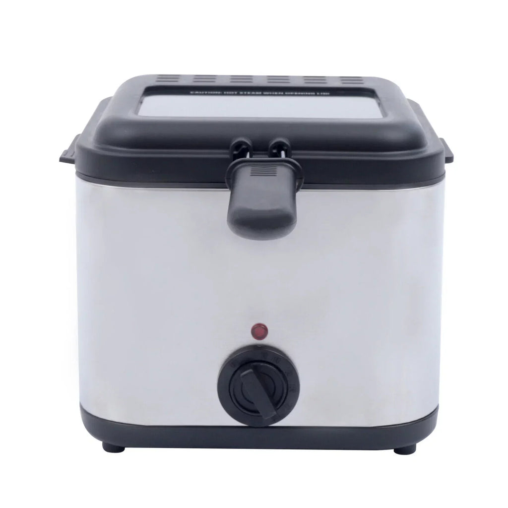 DENEST Stainless Steel Electric Deep Fryer With Basket, 1KW, 2.5L