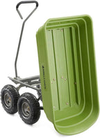 Gorilla Carts Utility Dump Wagon 6 Cubic Feet 1200 lb Capacity Black - GOR6PS