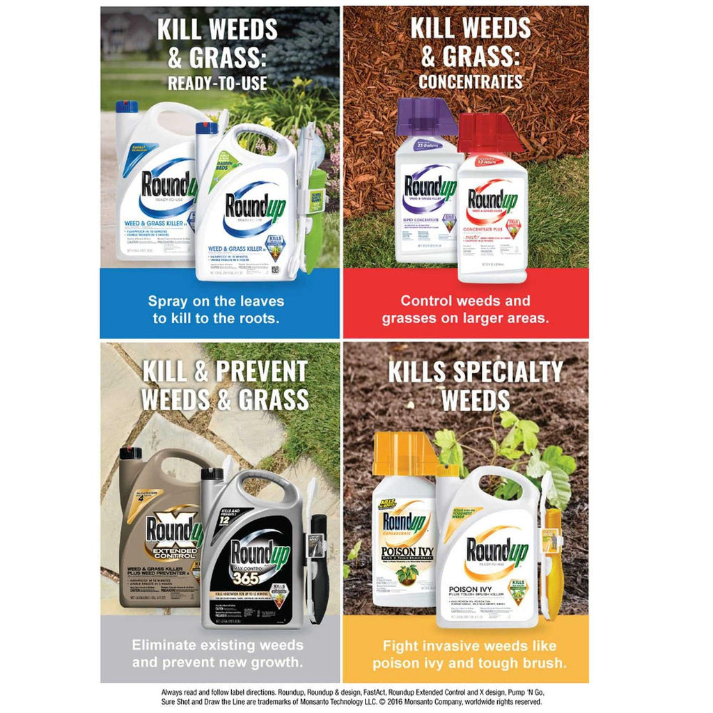 Roundup Super Concentrate Weed & Grass Killer - 50% Concentrated Formula