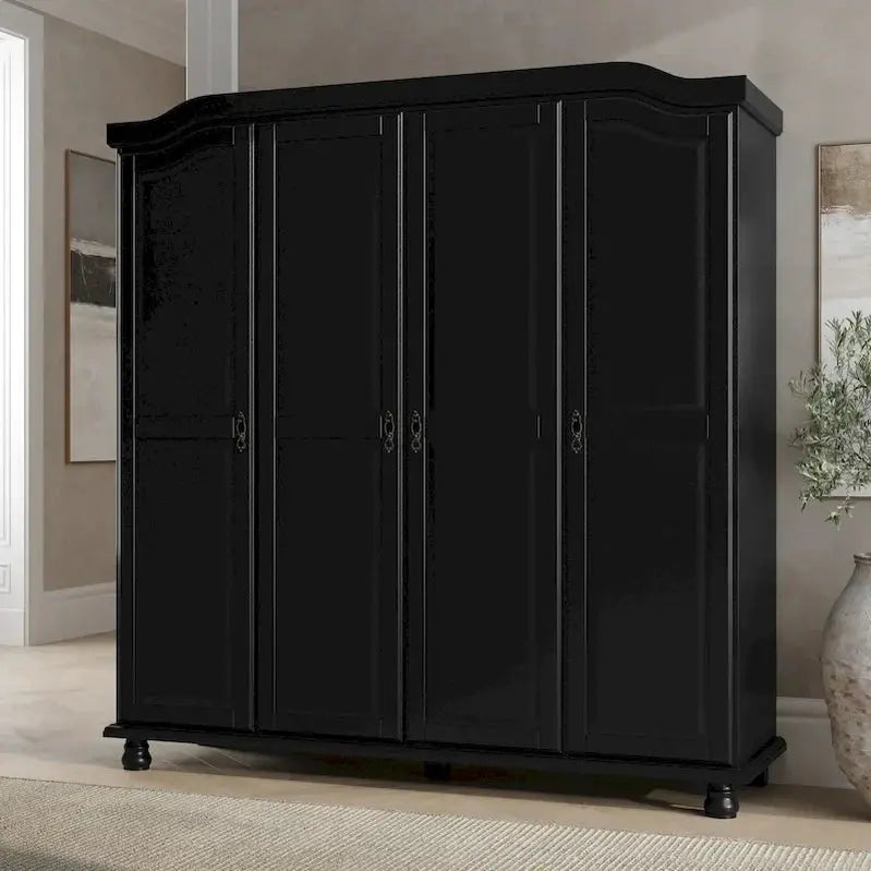 Palace Imports 4-Door Solid Wood Wardrobe Armoire, 72.25w - Kyle