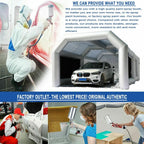 Inflatable Spray Paint Booth Tent 33 x 16.4 x 12 ft With 2 950W And 350W Blowers